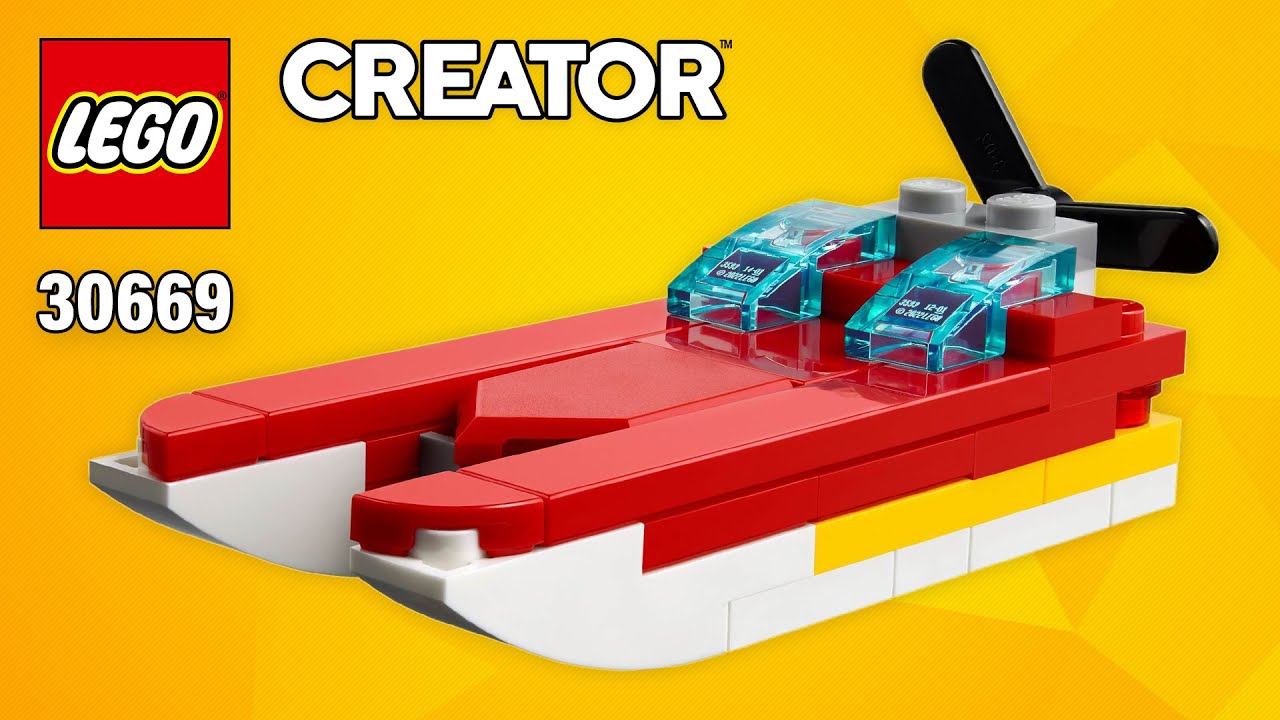 LEGO Hovercraft (30669) from Creator Iconic Red Plane | Building Instructions @TopBrickBuilder