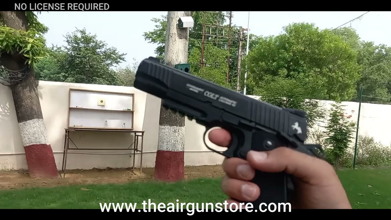 Umarex Colt M45 CQBP CO2 BB Air Pistol Firing Test & Shot Capacity Test Video by The Air Gun Store