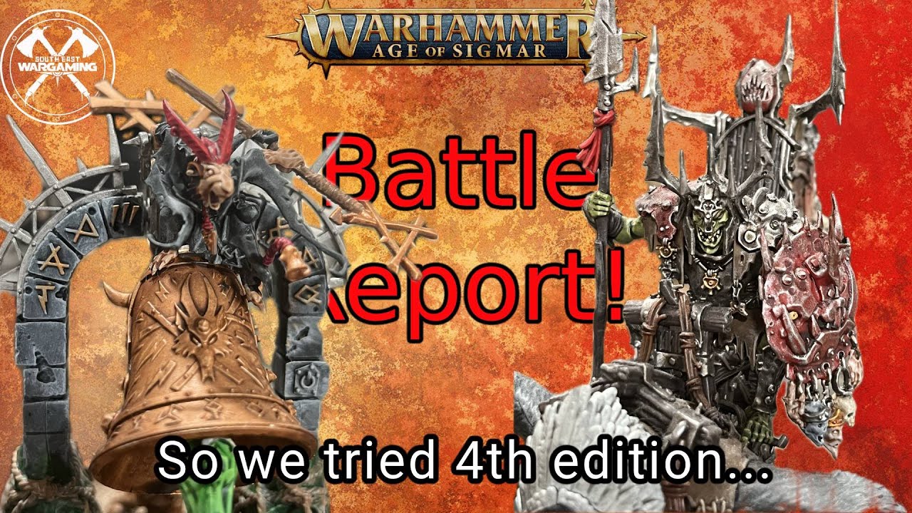 Our first 4th Edition Battle report. Skaven Vs Kruleboyz