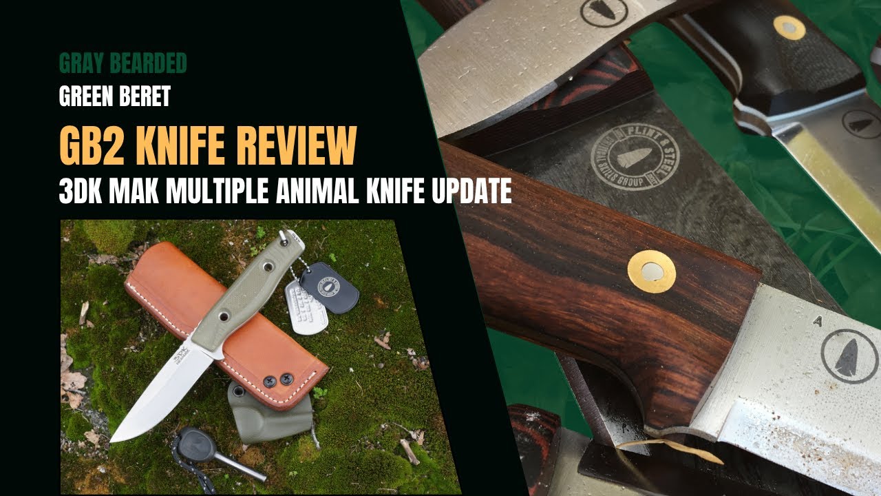 Northern Knives 3 Dog Knife Multiple Animal Knife MAK Update