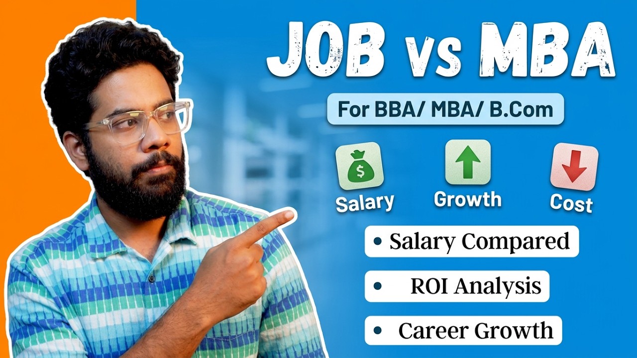 Job vs MBA in 2026: Salary, ROI, and Career Growth Compared