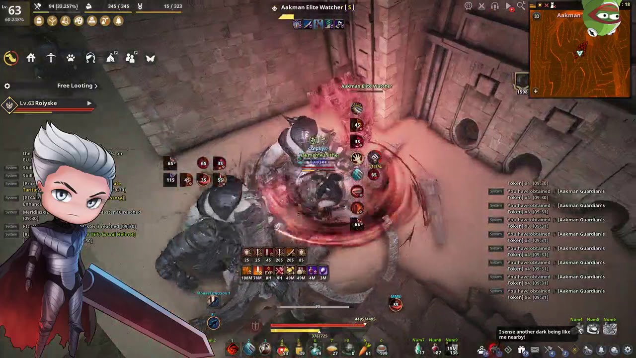 BDO Warrior Awakening Aakman 249ap TRI Kutum  8k+