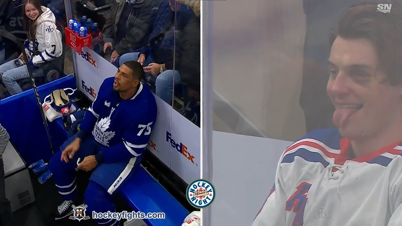 Matt Rempe vs Ryan Reaves Mar 02, 2024