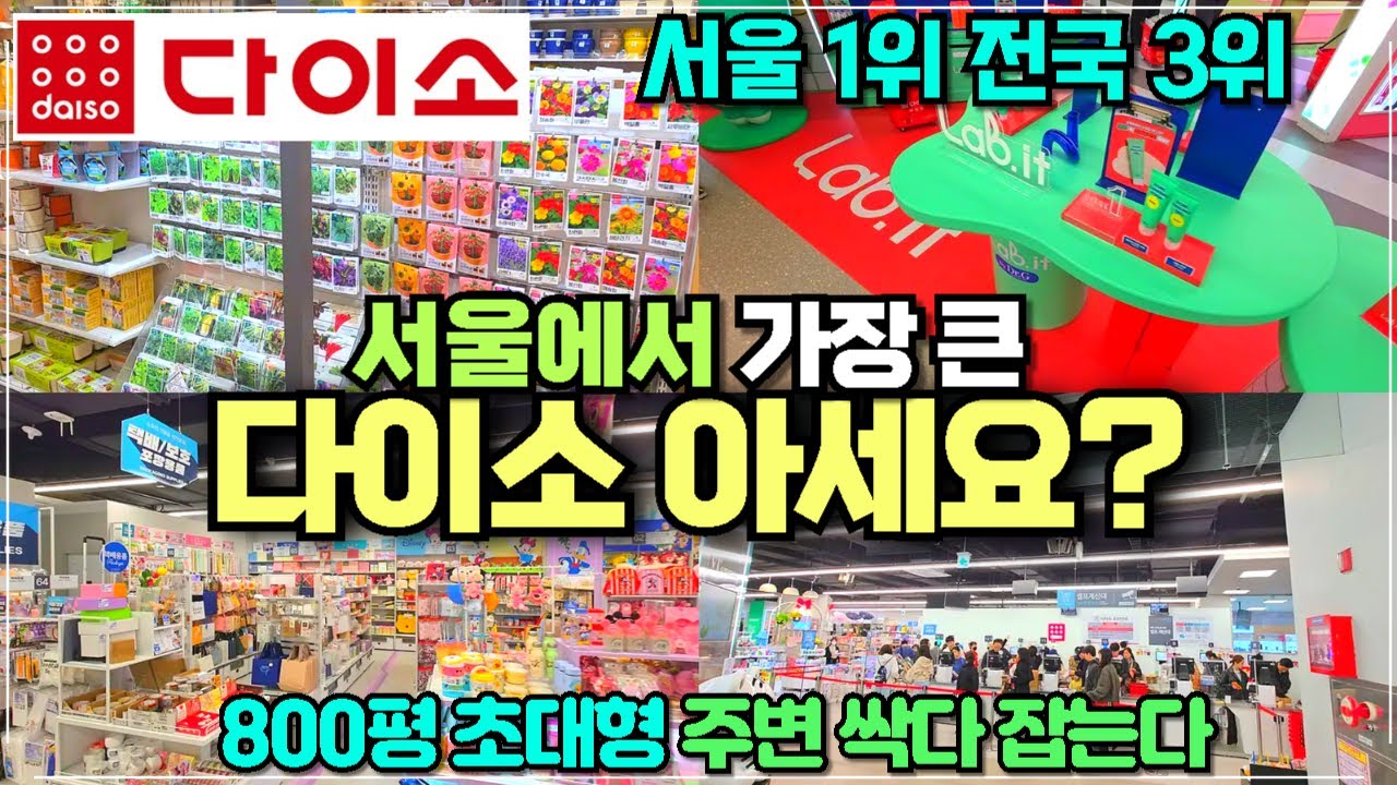 서울 1위 다이소 홈플러스 상봉점 리뷰 / 전국3위 서울에서 가장 큰 다이소  / 없는게 없는 완전 백화점 수준의 다이소가 있다 / 상봉역 필수 방문 코스