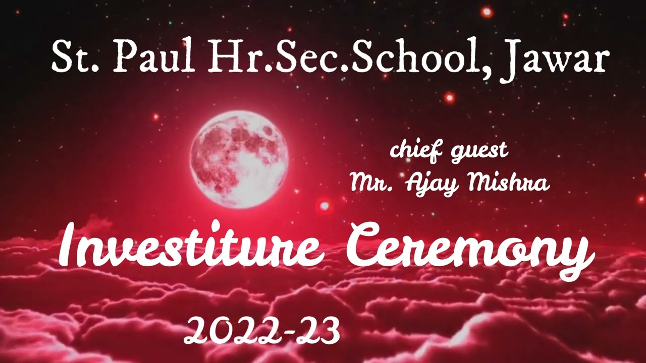 Coming Soon Investiture Ceremony 2022