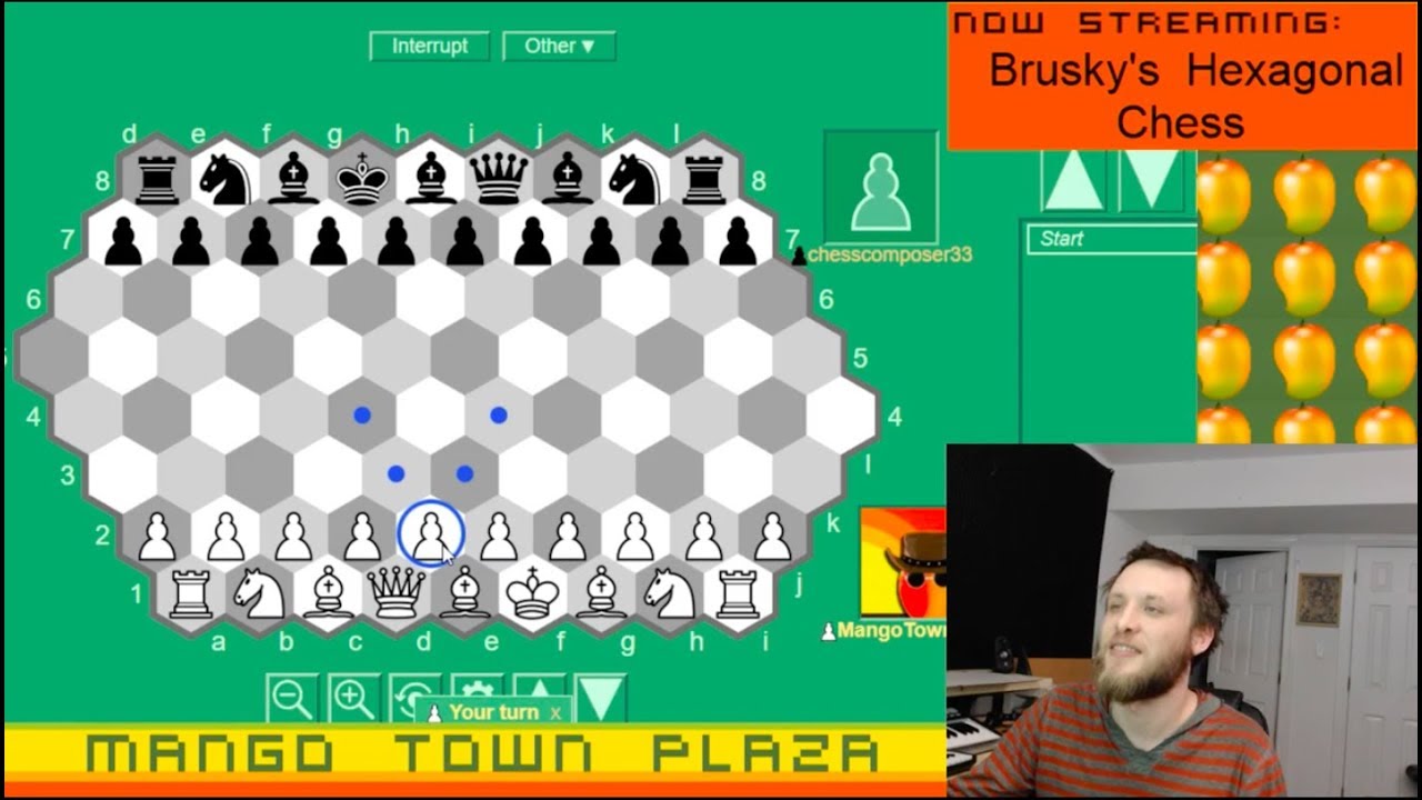 Brusky's Hexagonal Chess - Chess Variants Ep. 203