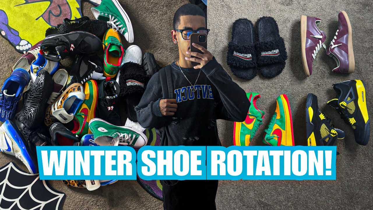 MY CURRENT WINTER SHOE ROTATION 2025!