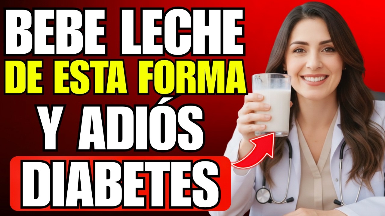 Así Debe Beber LECHE los ADULTOS MAYORES para REGULAR el AZÚCAR en sangre y PREVENIR la DIABETES