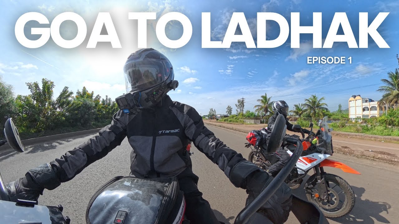 EP 1 Ladhak Diaries Sept 2025 - From Goa to Ladhak Ride - Motovlog #lehladakh #incredibleindia