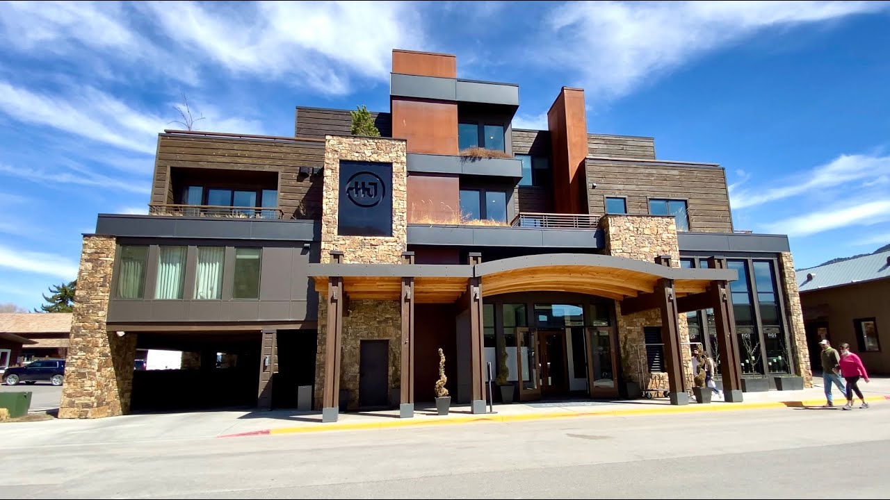 Jackson Hole Downtown Streets 4K