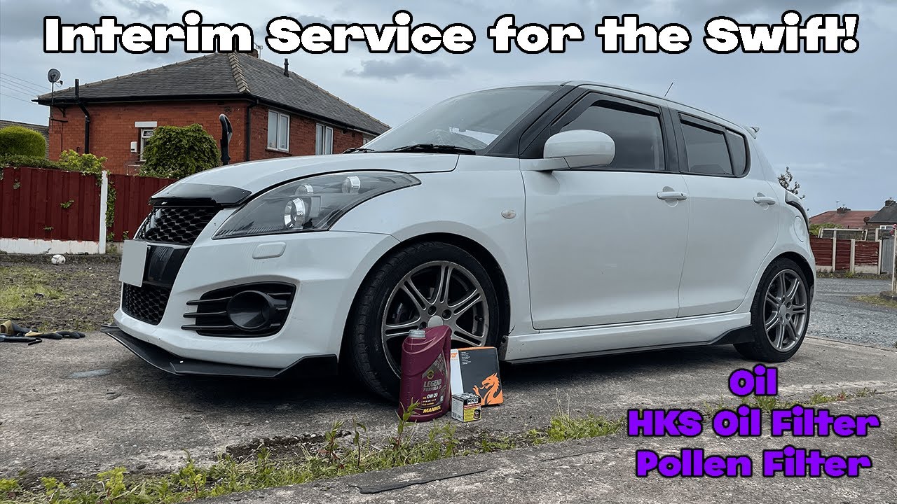 Swift Sport Interim Service with HKS Oil Filter! New mega Intake inbound soon...