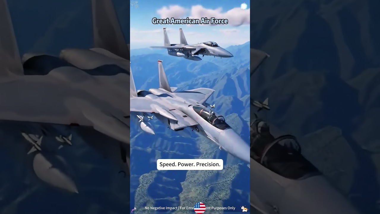 Great Airforce America#usairforce #airforce #pilot #fighter #fyp