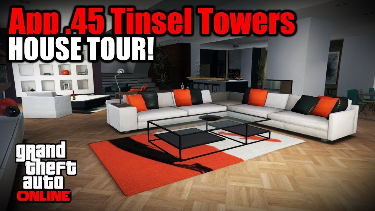GTA 5 PC - App.45 Tinsel Towers House Tour!