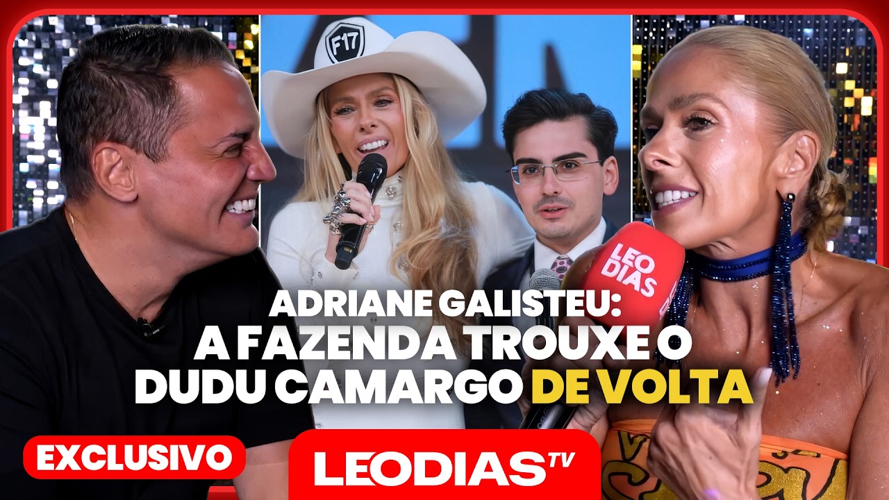 EXCLUSIVO: ADRIANE GALISTEU COMENTA SOBRE A FAZENDA