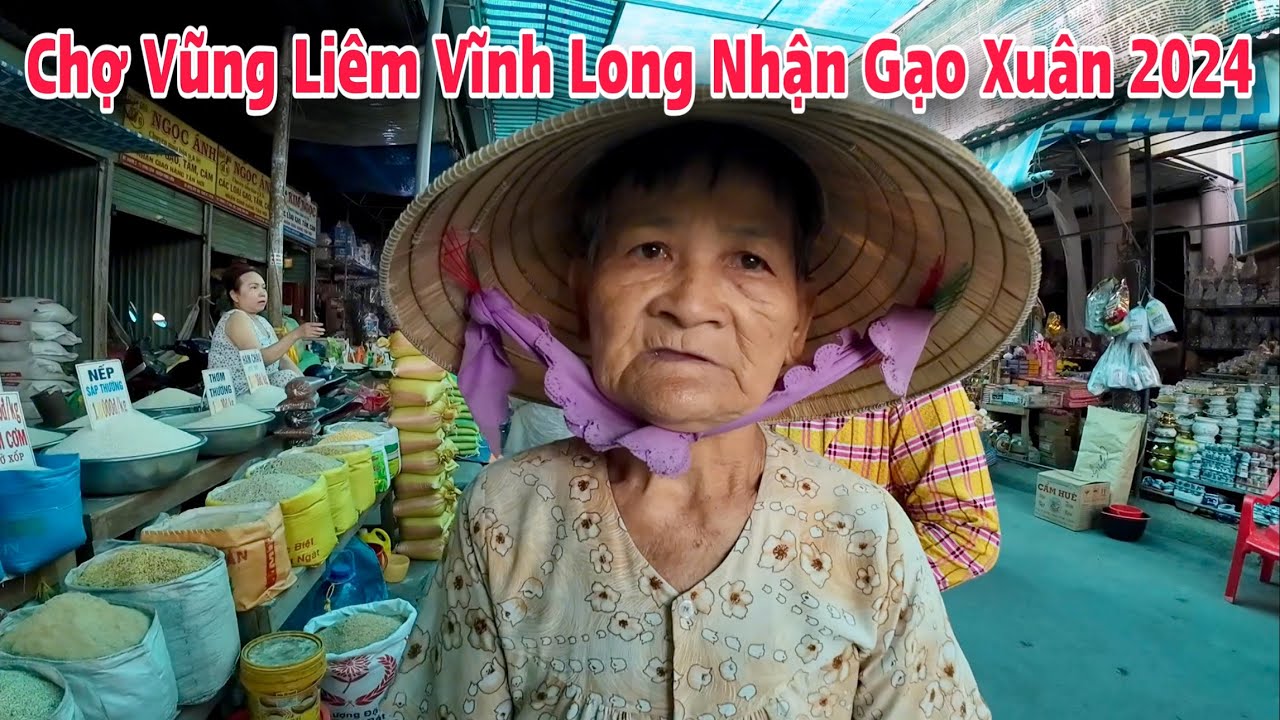 Chợ Vũng Liêm Vĩnh Long Người Khó Khăn Nhận 187 Gạo Xuân 2024 Nhà Hảo Tâm Canada | Khương Nhựt Minh