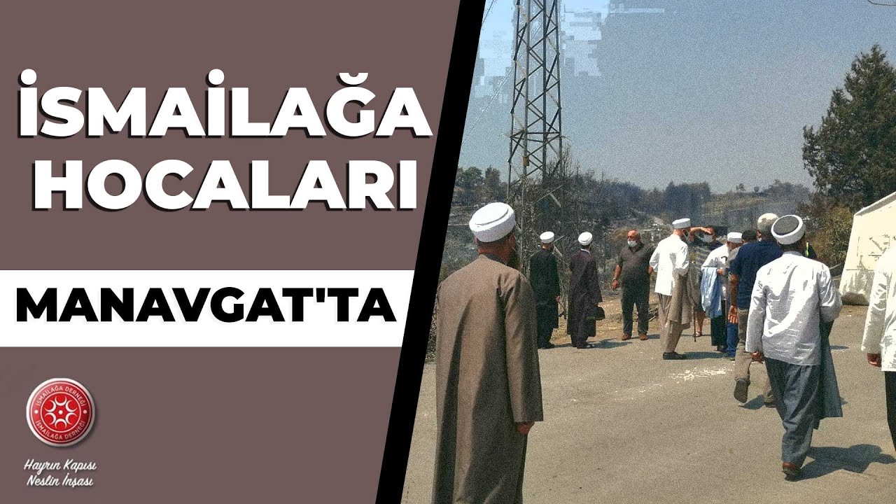 İsmailağa Tebliğ ve İrşâd Birimi Hocaları Manavgat'ta Yangın Âfetzedelerinin Yanında