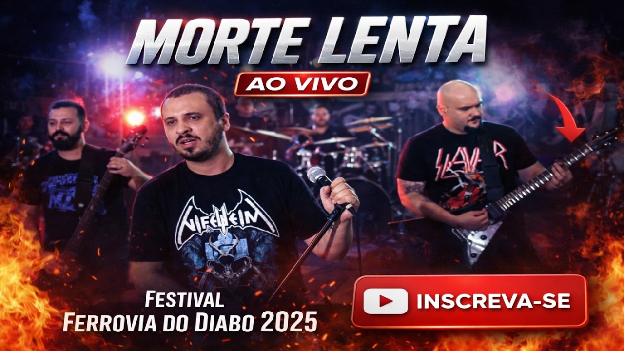 BANDA MORTE  LENTA    FERROVIA DO DIABO 2025   PORTO VELHO RONDÔNIA   GARAGEM PÚBLICA UNDERGROUND