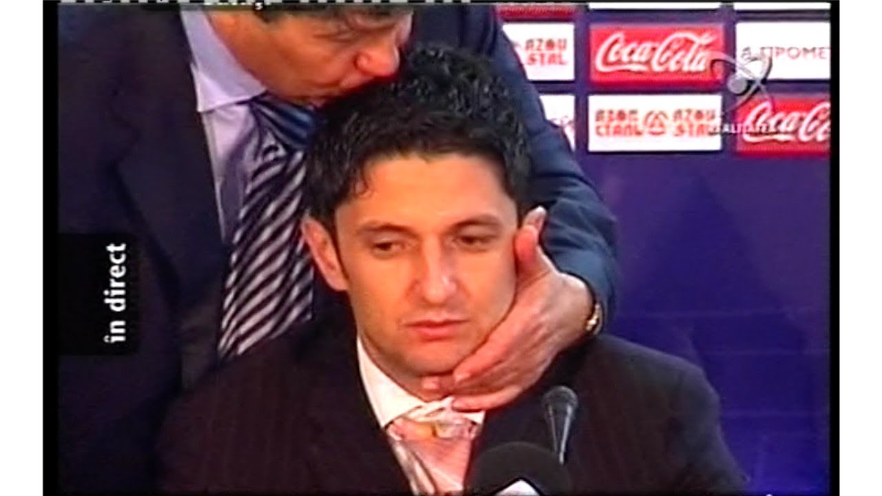 Razvan si Mircea Lucescu, 24.11.2005