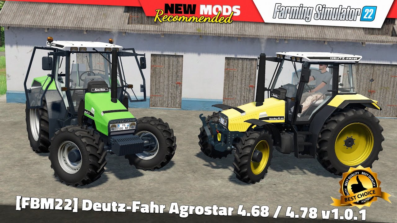 FS22 | [FBM22] Deutz-Fahr Agrostar 4.68/4.78 v1.0.1 - Farming Simulator 22 New Mods Review 2K60
