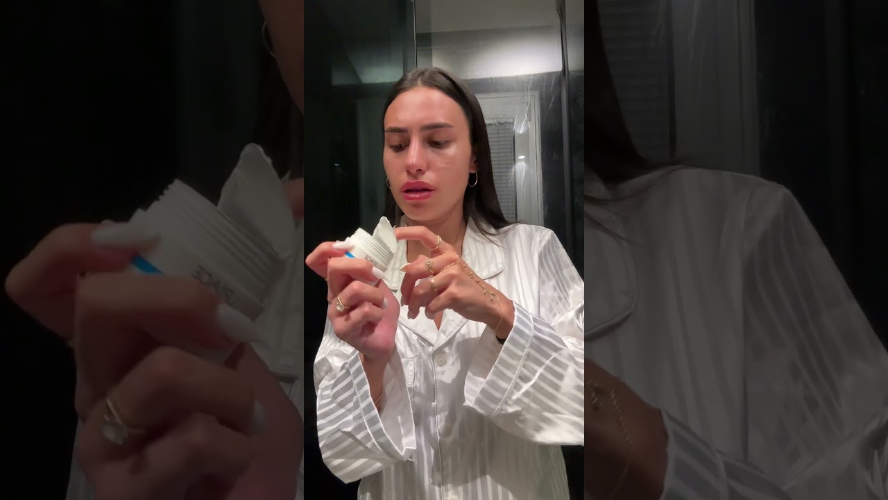 שגרת הטיפוח שלי לילה לפני החתונה💍 #vlog #ולוג #שגרתטיפוח #skincare