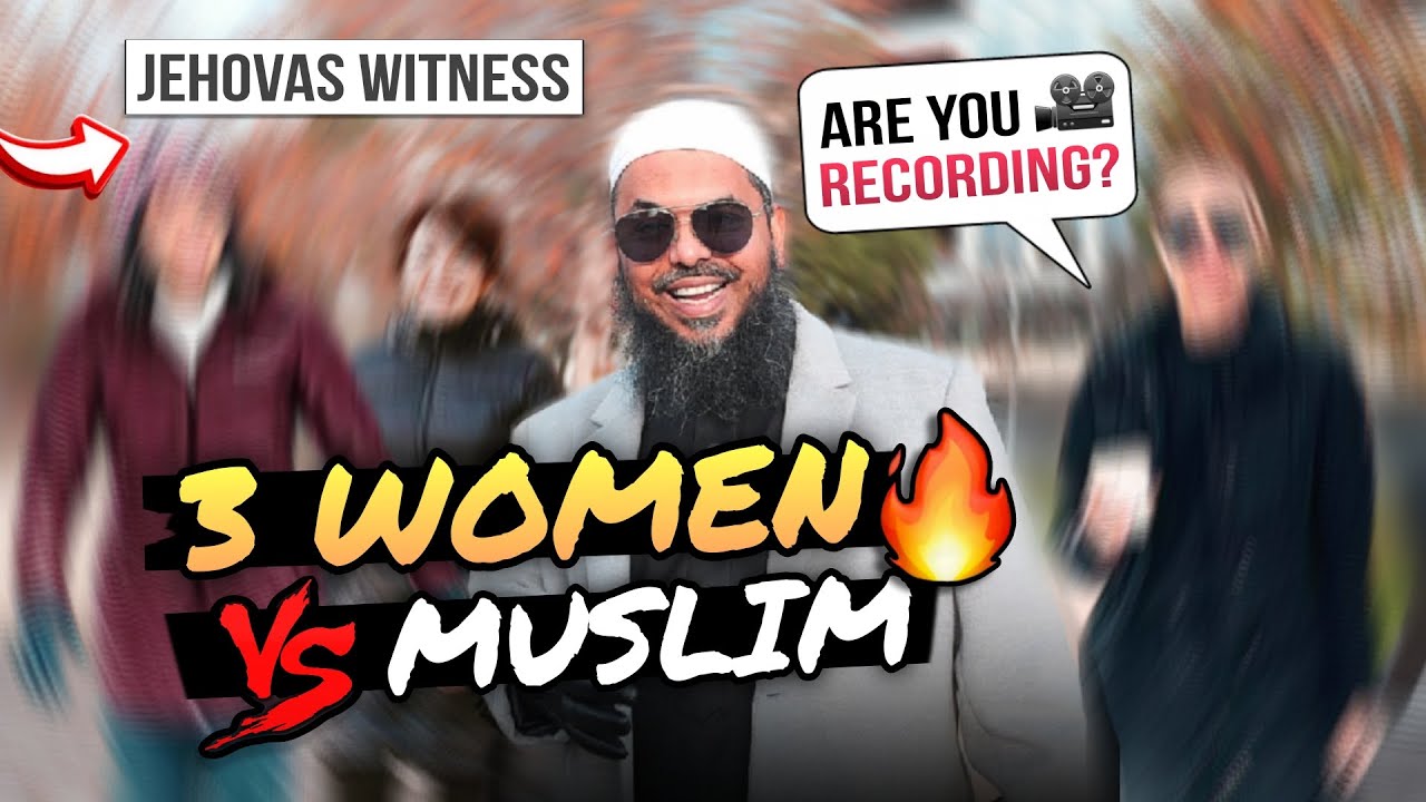 🤯🔥 3 Свидетеля Иеговы против 1 Шейха ‼️ Заснято на плёнку! [УБЕЖАЕТ] #христианин #мусульманин