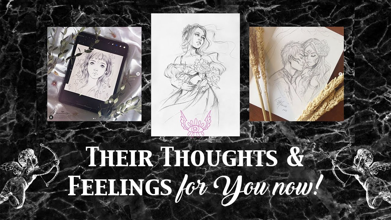 🌸THEIR THOUGHTS & FEELINGS FOR YOU NOW!🌸(pick a card+art)