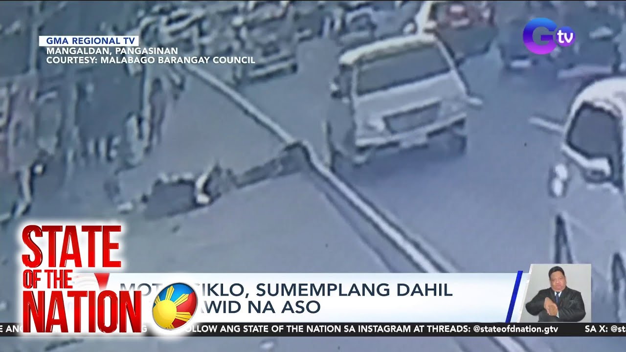 Motorsiklo, sumemplang dahil sa tumawid na aso | SONA