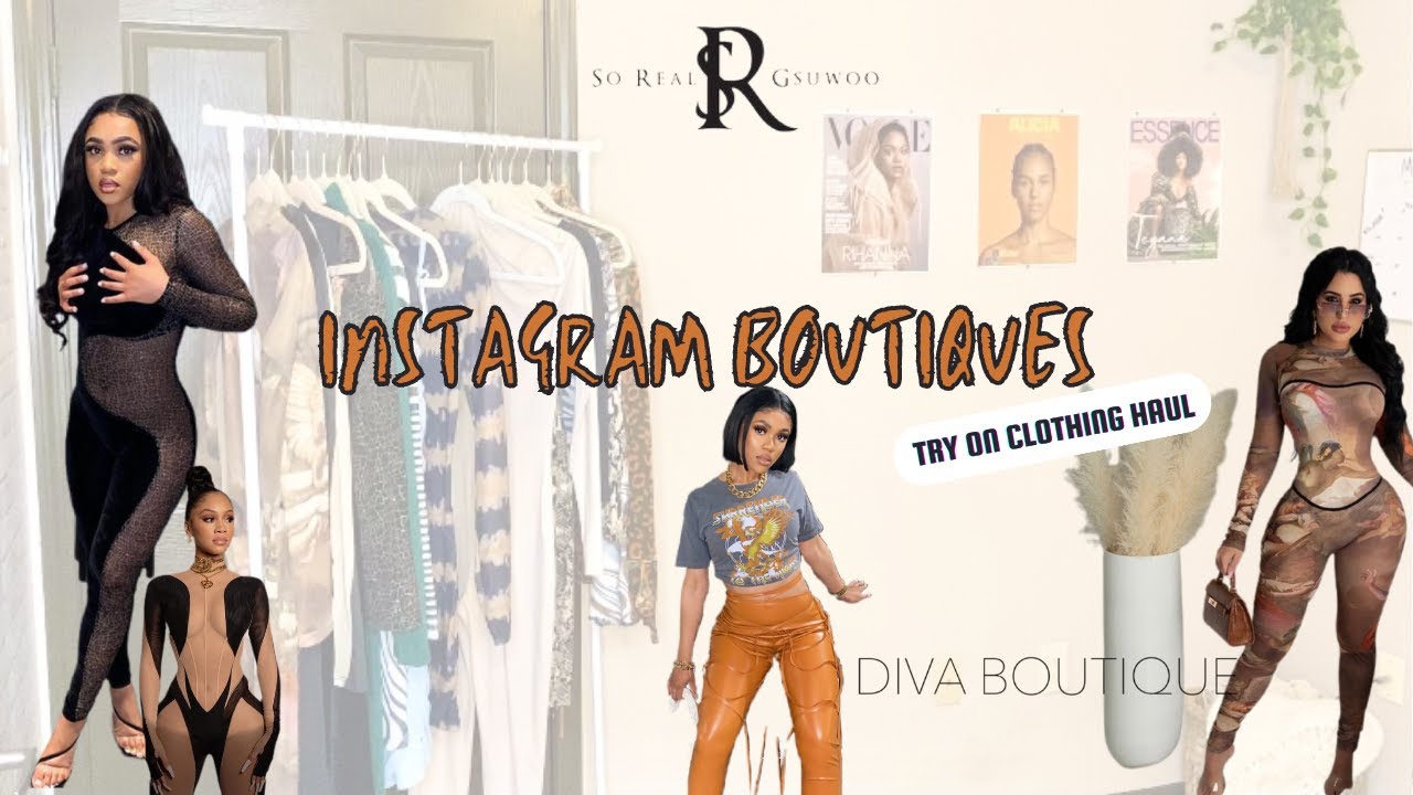 INSTAGRAM BOUTIQUE HAUL | GSUWOO, DIVA BOUTIQUE & MORE