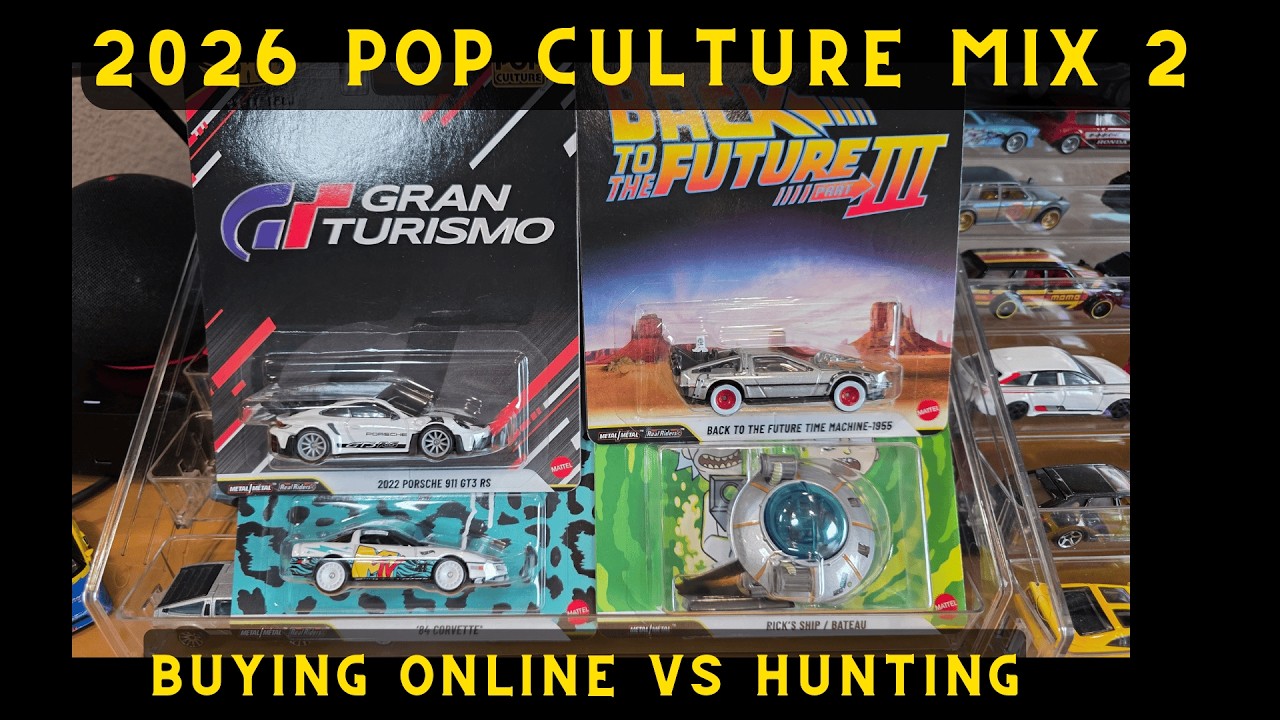 Buying Online vs. The Hunt? Hot Wheels 2026 Pop Culture Unboxing