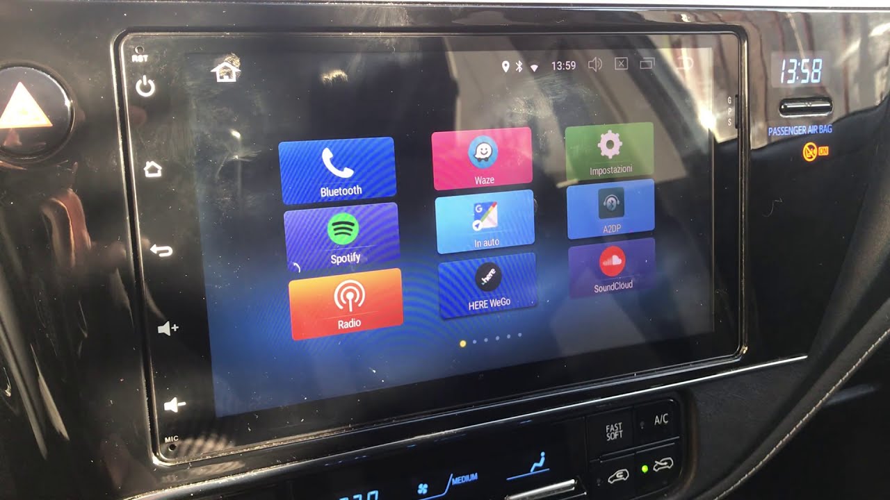 Dasaita Android Head unit per Toyota Auris/Corolla 2015+ with GPS