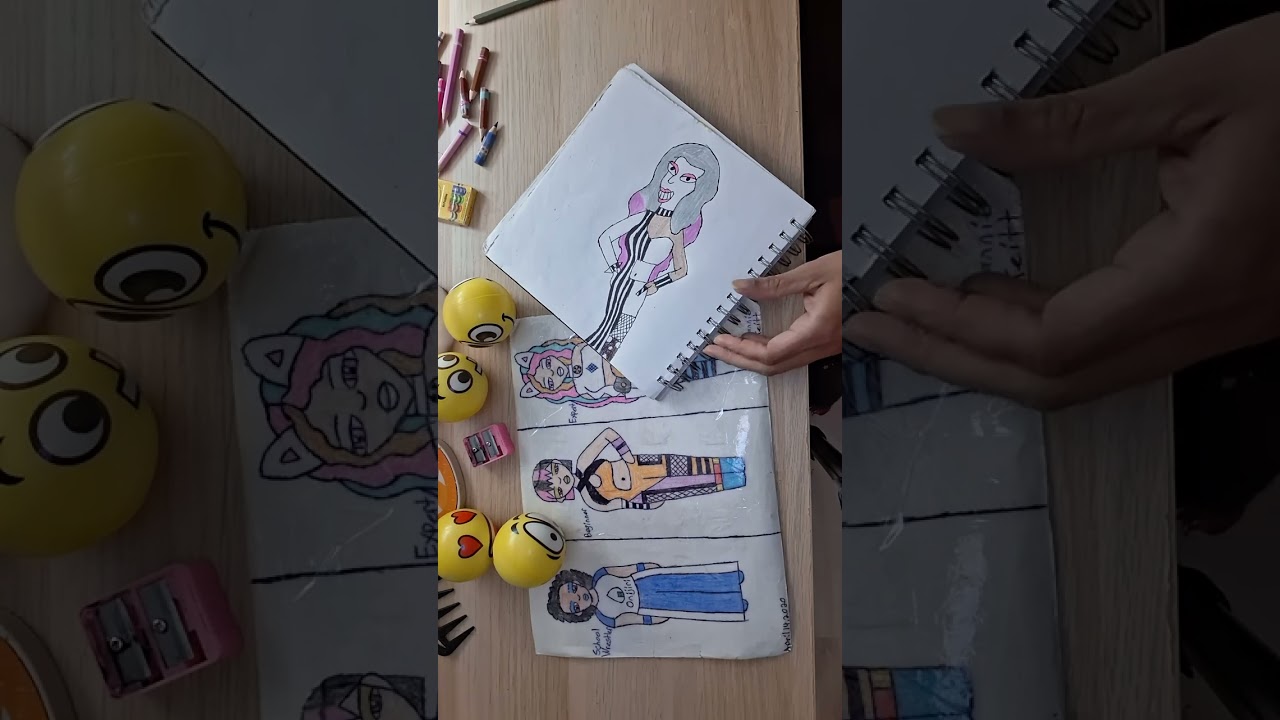 Coloring in my sketch book