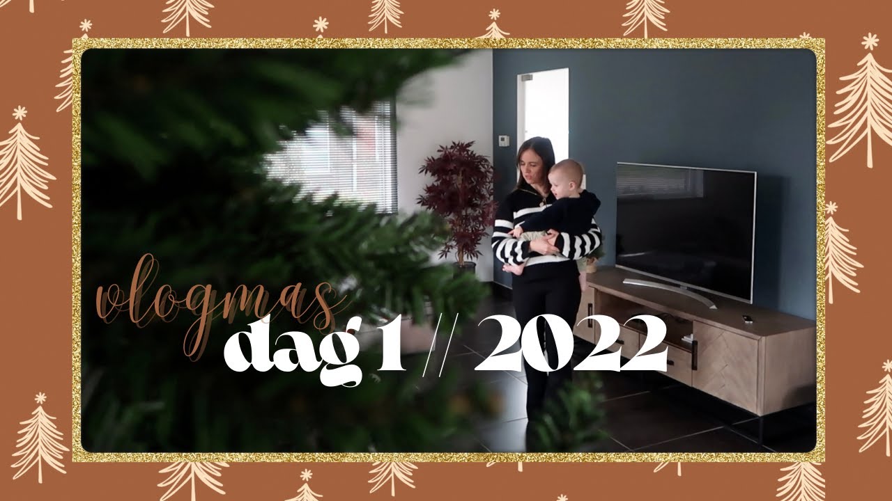 EEN BOEKEN ADVENTSKALENDER & ONZE BOOM ZETTEN 🎄 // VLOGMAS #1 - 2022
