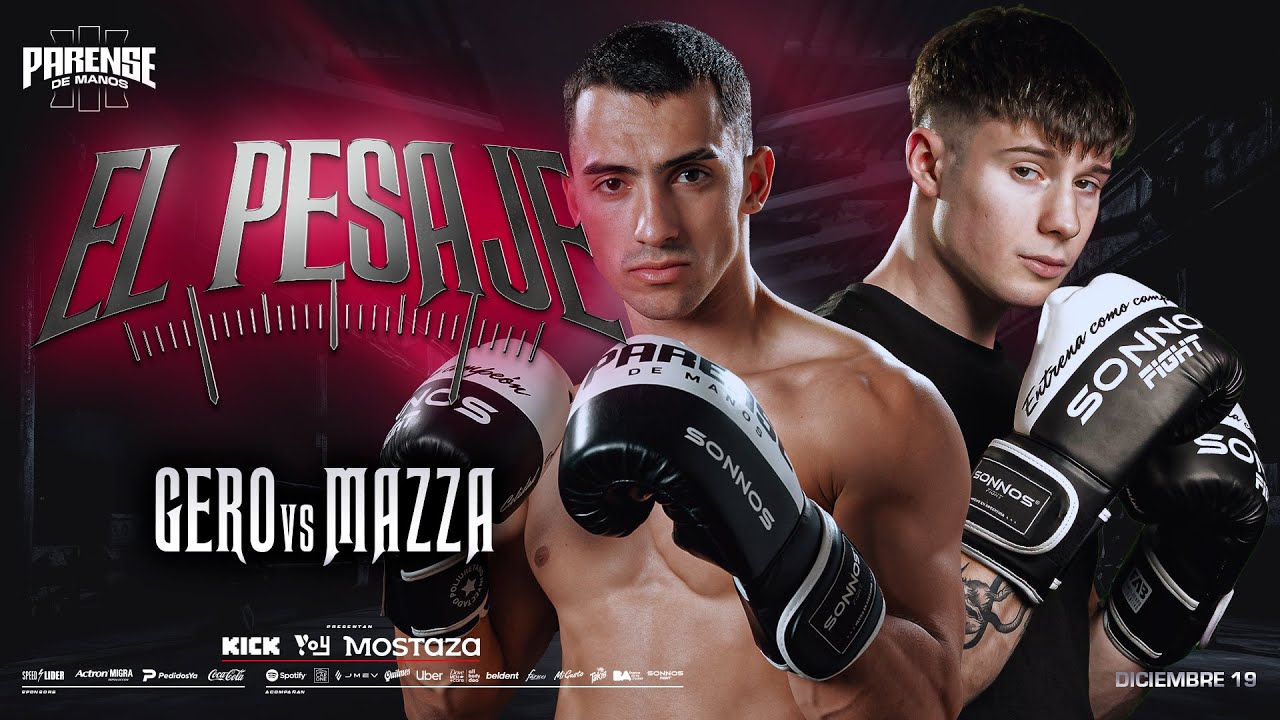 PESAJE | GERO vs  MAZZA | PARENSE DE MANOS 3 #PDM3