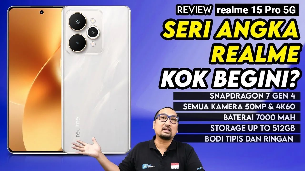 SD 7 Gen 4, Semua Kamera 50MP dan 4K60, 7000 mAh, Bodi Tipis dan Ringan: Review realme 15 Pro 5G