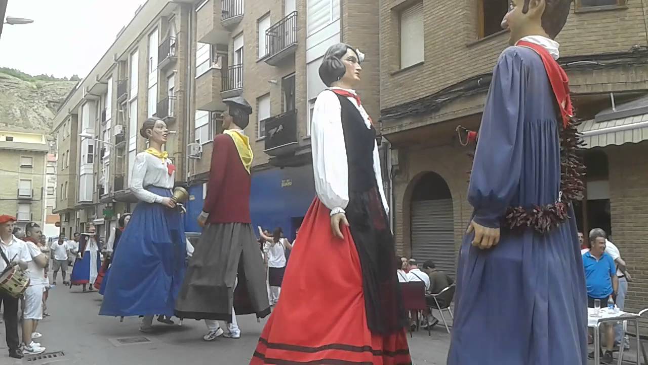 Gigantes de Lodosa en fiestas 2016
