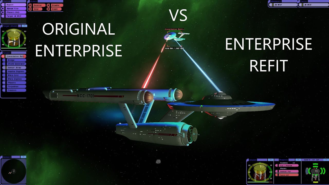 Constitution VS Constitution Refit | Can the Original Enterprise win against it's future self? |