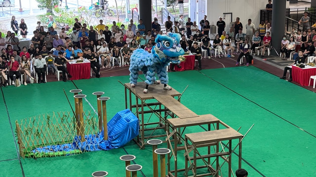 [4K] 1st Traditional South Lion Promotion Competition - Tian Xian Dong Troupe (22.02.2025)