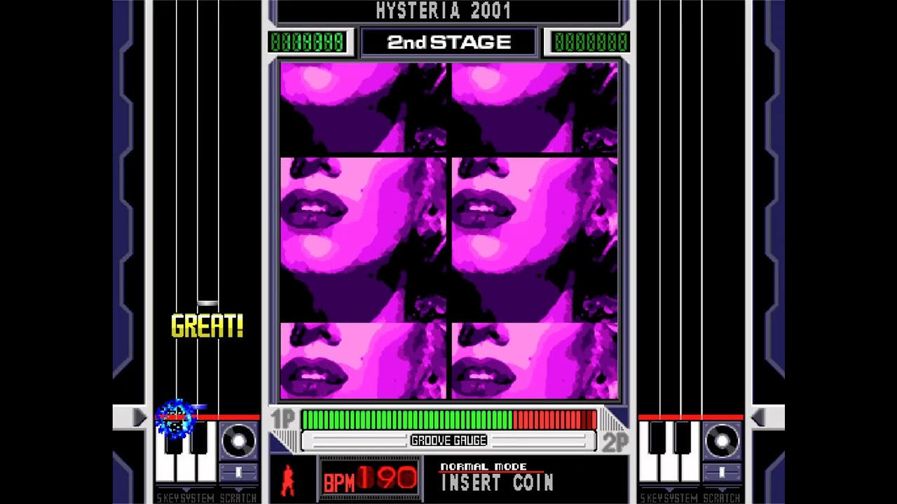 beatmania 6thMIX THE UK UNDERGROUND MUSIC (Arcade / 2001) - Gameplay