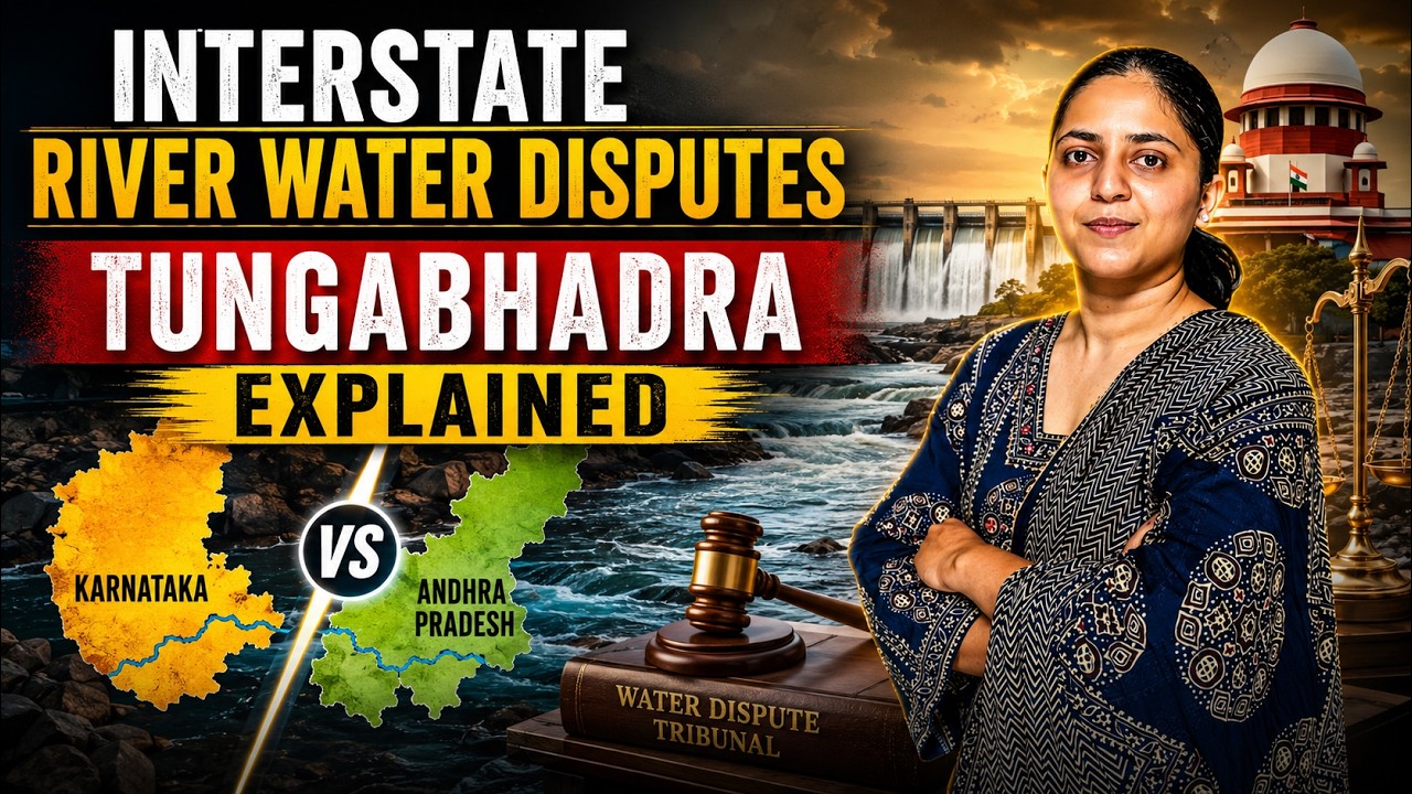 Why is the Tungabhadra River Dispute in the News? | Explained | UPSC Current Affairs 2026