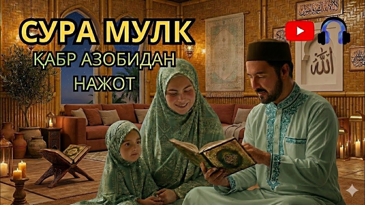 Мулк сураси (Таборак) — Қалбларга ором берувчи тиловат | Рамазон  🙂❤