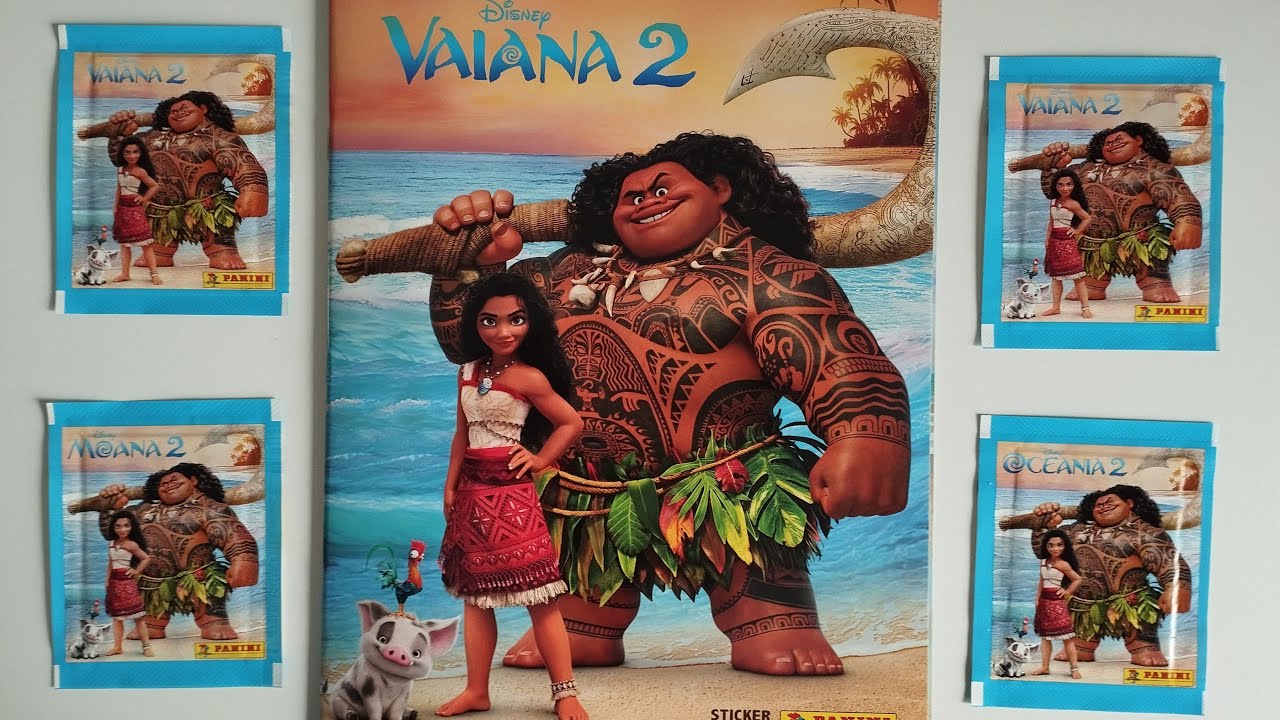 LAS COLECCIONES DEL OCIOSO 206: PANINI DISNEY VAIANA 2 MOANA 2 STICKER ALBUM CROMOS SOBRES REVIEW