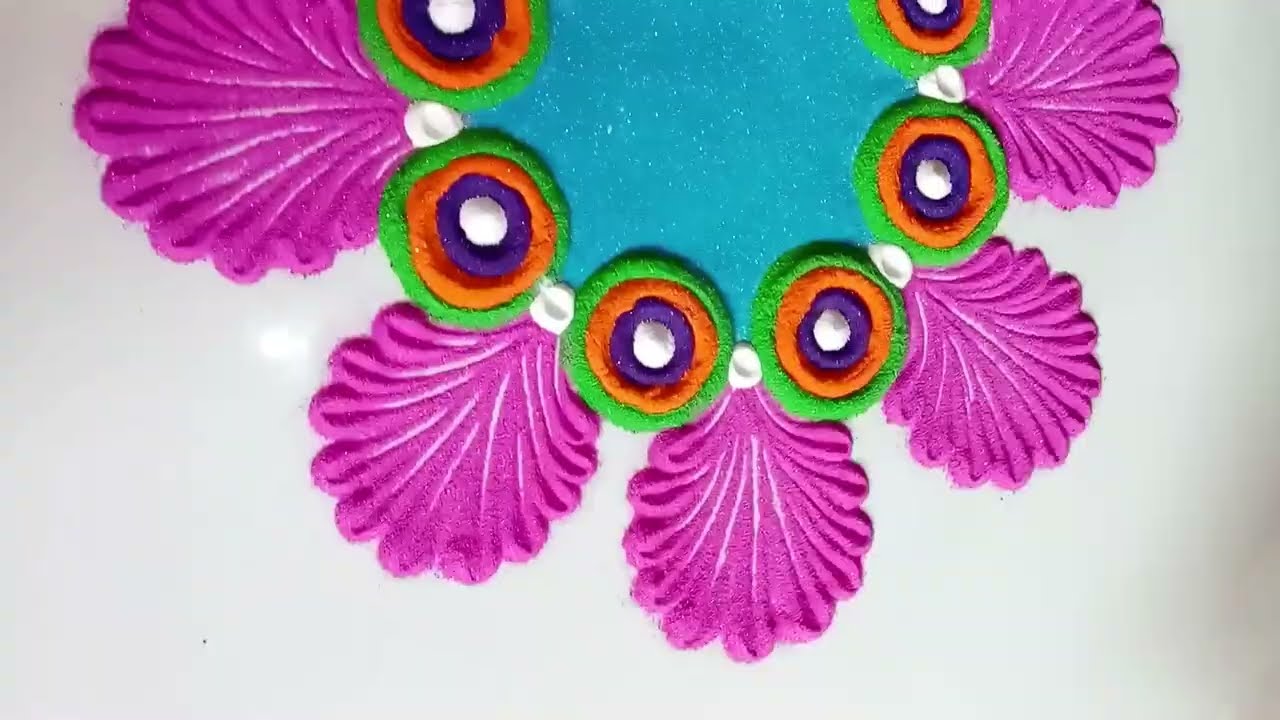 Dhanteras Diwali Special Rangoli 2025 🪔|Easy & Beautiful Rangoli Design|Festival Decoration Idea