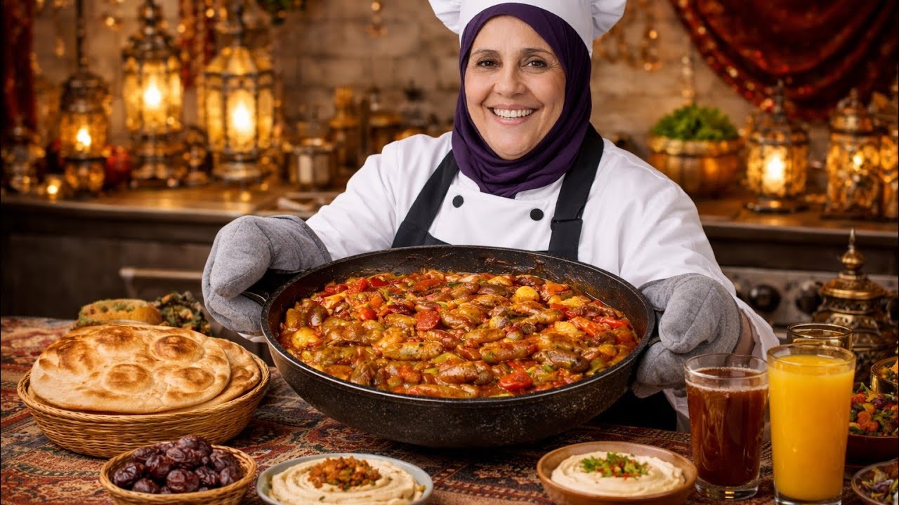 سجق بلدي على أصوله بطعم خطير 😋🔥 | أحلى فطار رمضاني
