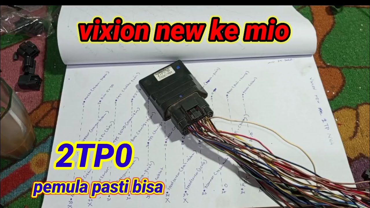 Cara pnp kan ecu vixion new ke mio karbu part 1 