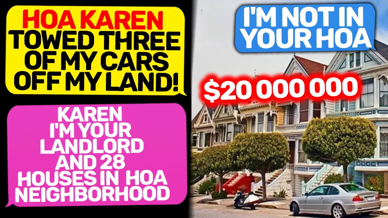 Karen, I'm not an HOA member. I am the owner of 28 houses and your land r/MaliciousCompliance