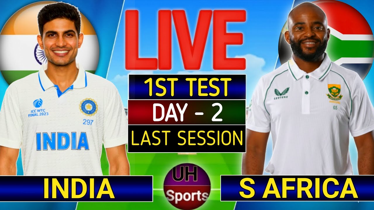 🔴 Live: IND vs SA, DAY 2, 1ST TEST, Cricket Live Match Scores, Commentary, India vs South Africa, S3