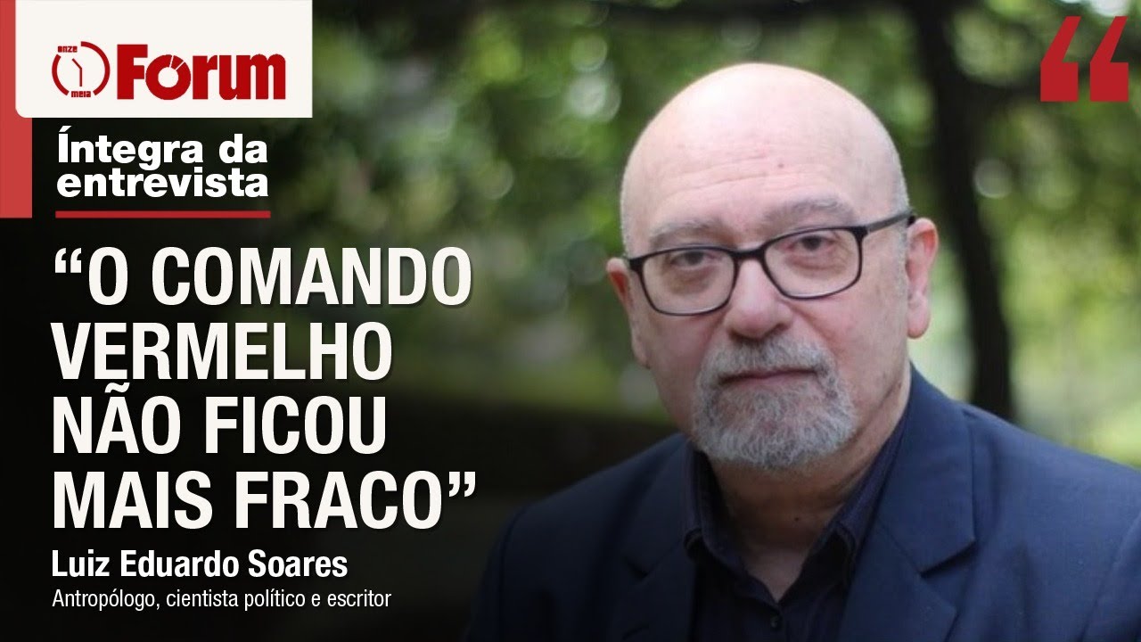 Especialista em Segurança, Luis Eduardo Soares explica operação de Cláudio Castro no Rio