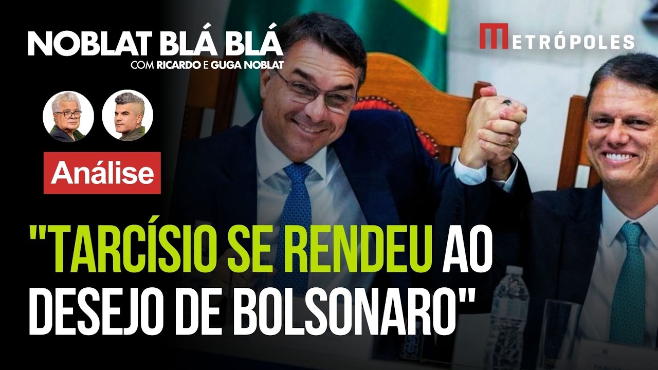 FLÁVIO Bolsonaro anuncia Tarcísio como coordenador de campanha após gesto: 