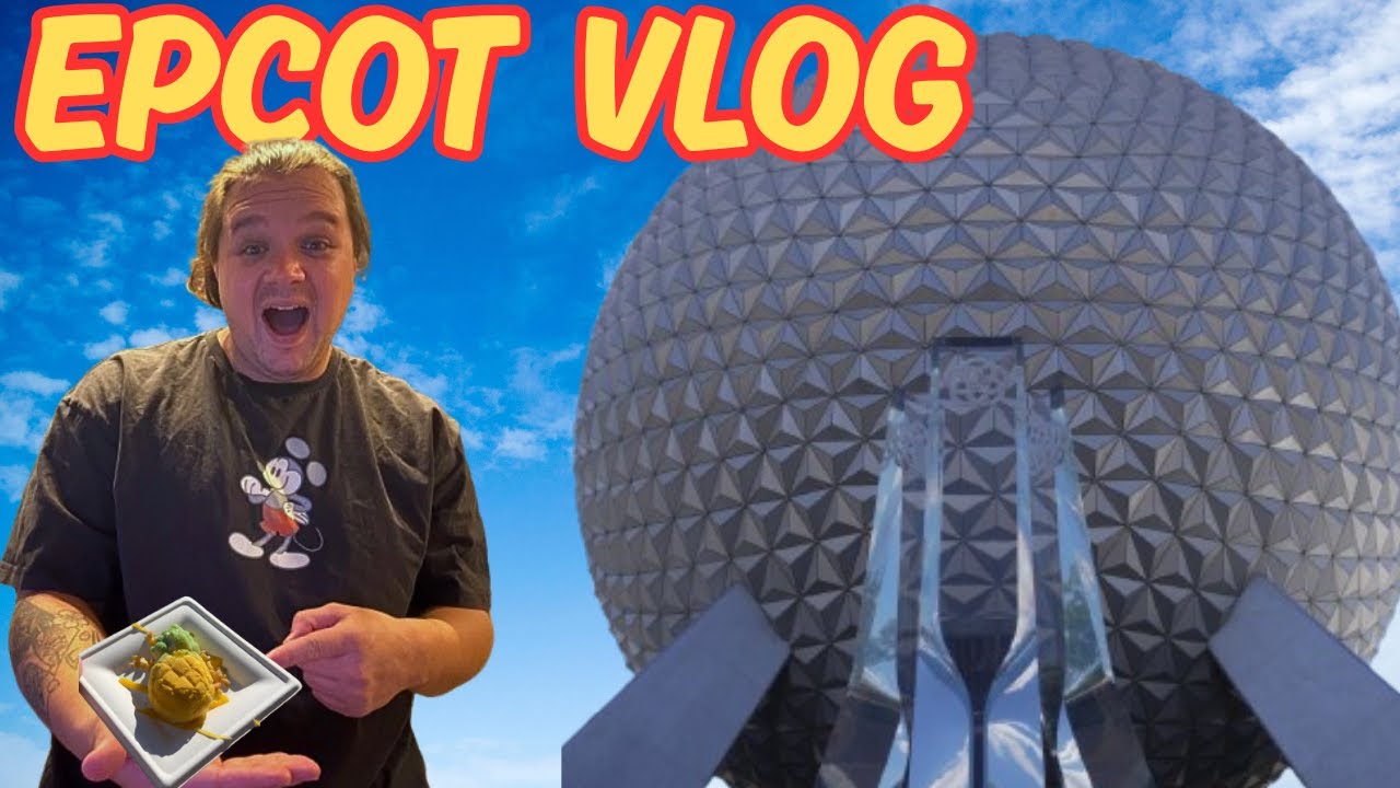 A Random Day at EPCOT!-New Christmas Merch-Trying my Favorite Food and WIne Festival Foods!!