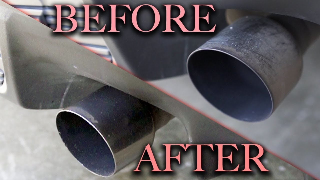 Secret To Cleaning and Polishing Exhaust Tips